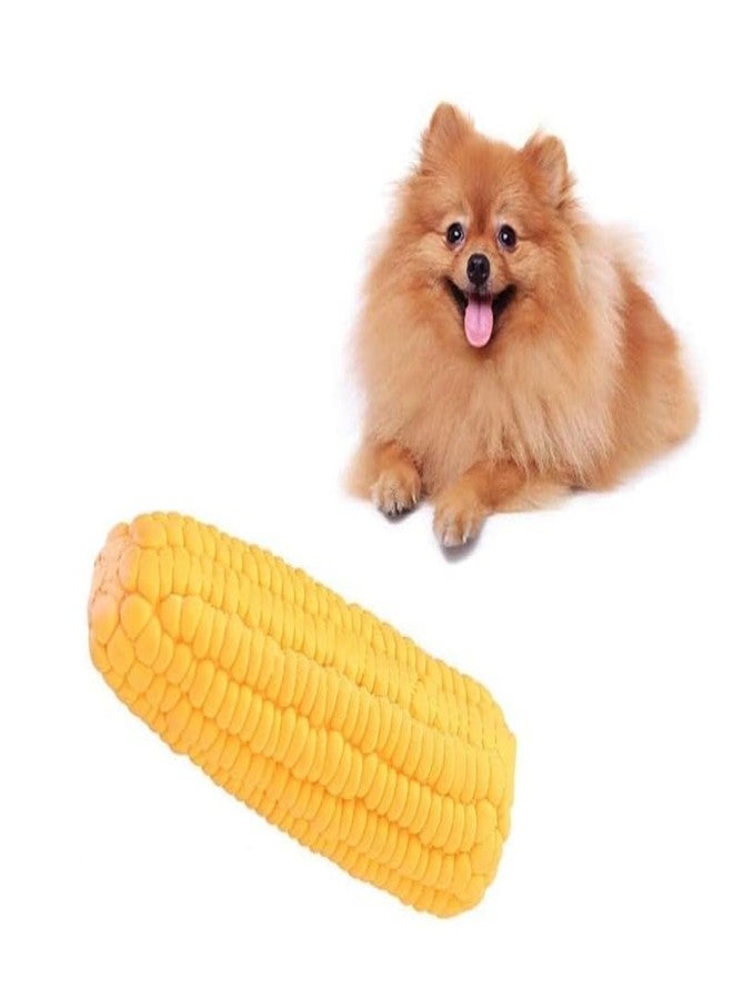 Sluswallow Pet Dog Puppy Latex Corn Shape Squeaky Bite-Resistant Interactive Play Chew Toy Pet Supplies Dog Toy Corn, Toys Aggressive Chewers for Small/Medium/Large - Image 2